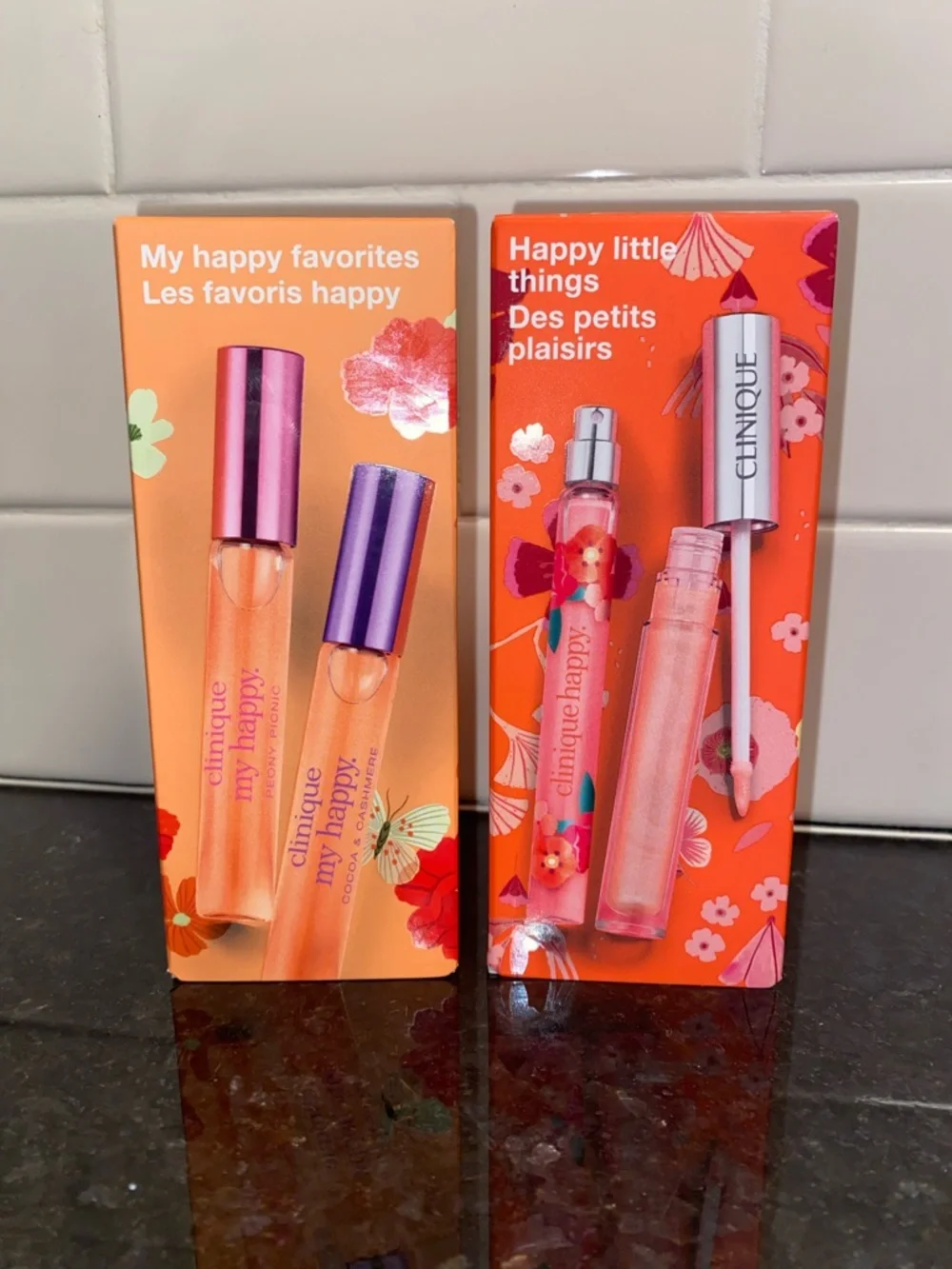 Clinique - “Happy” & “My Happy” 4Pc. Happy Little Things Fragrence & Beauty sets - Picture 4 of 16
